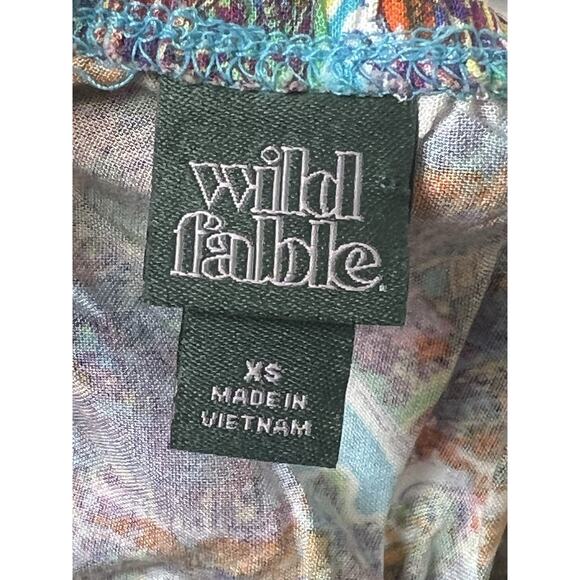 Wild Fable XS Crop Top – Pre-Owned Excellent Boho Trendy Y2K Style - Picture 3 of 10